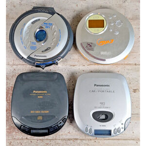 LOT 4 Portable Personal CD Players - Some MP3 - PARTS/REPAIR
